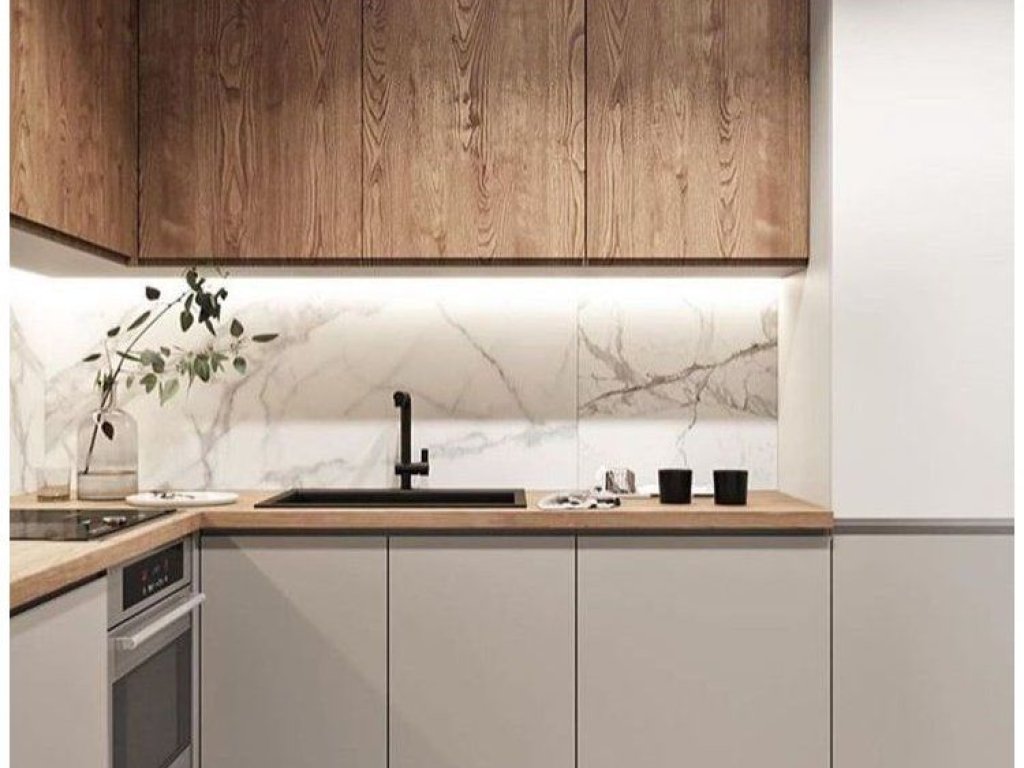 cocina laminada mate 2 colores